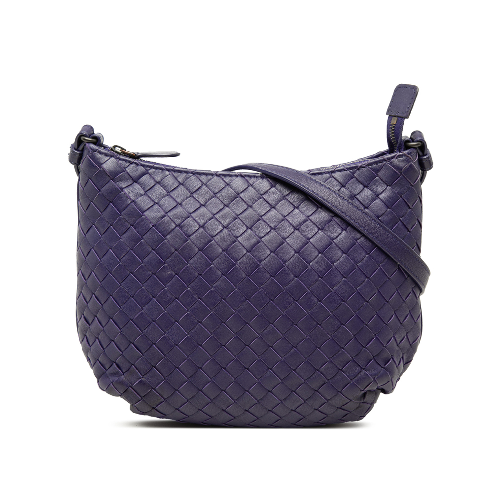 Pre-Loved Bottega Veneta Small Nappa Intrecciato Crossbody